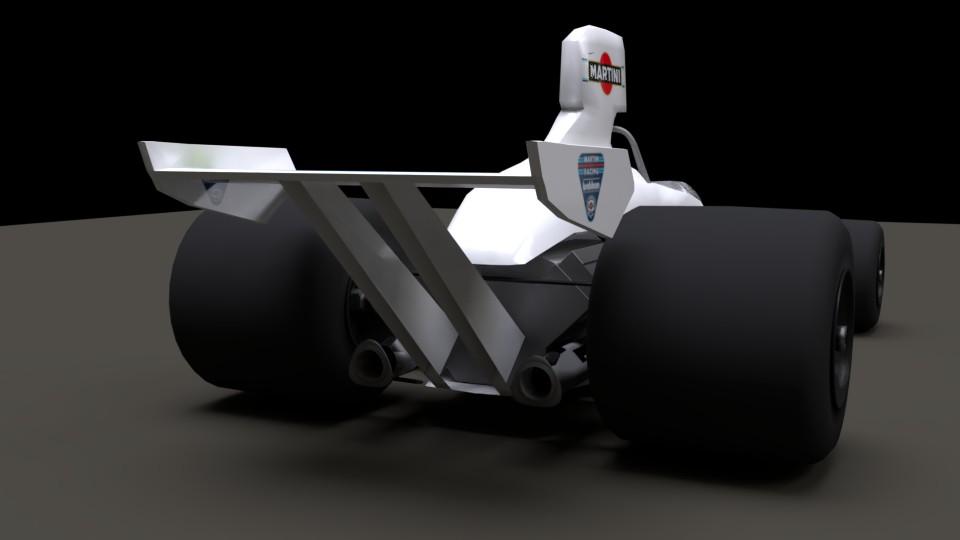 Brabham BT44 Low Poly preview image 3